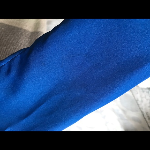 Silky royal blue blazer - Picture 5 of 8